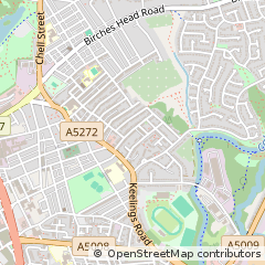 Map of Stoke-on-Trent, Staffordshire