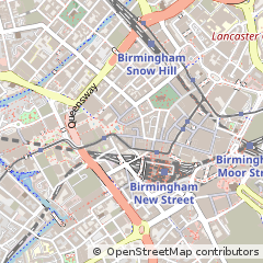 Map of Birmingham, West Midlands