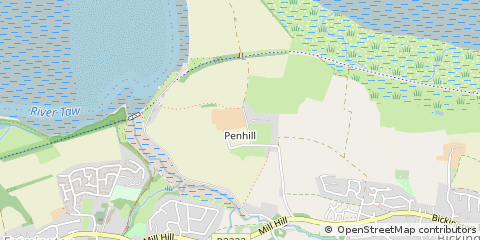 Map of Barnstaple, Devon