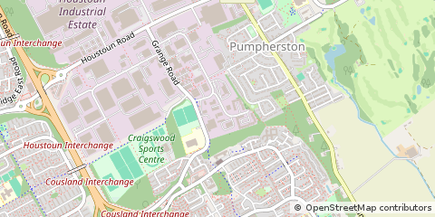 Map of Livingston, West Lothian