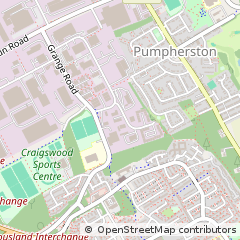 Map of Livingston, West Lothian