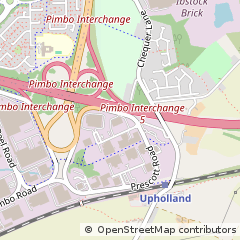 Map of Wigan, Lancashire