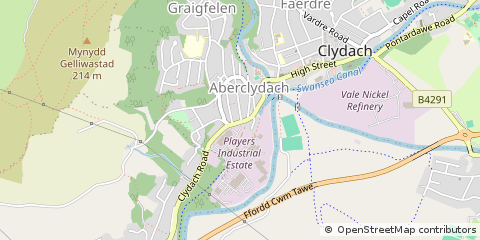 Map of Swansea