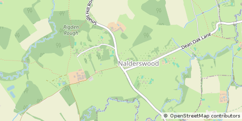 Map of Leigh, Surrey