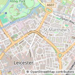 Map of Leicester