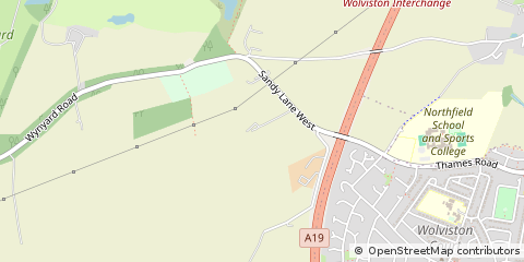 Map of Billingham, Cleveland