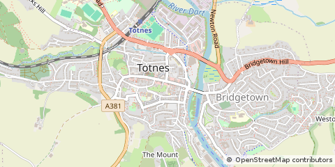 Map of Devon