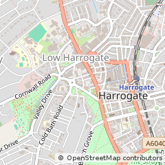 Map of Harrogate, North Yorkshire