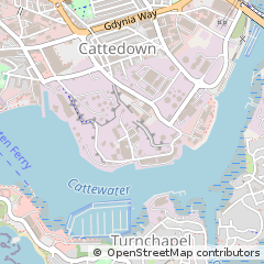 Map of Plymouth, Devon
