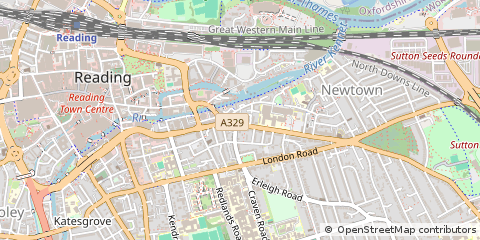 Map of Reading