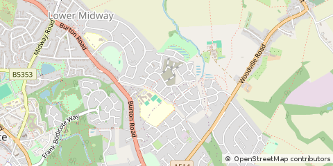 Map of Swadlincote
