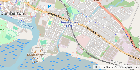 Map of Dumbarton