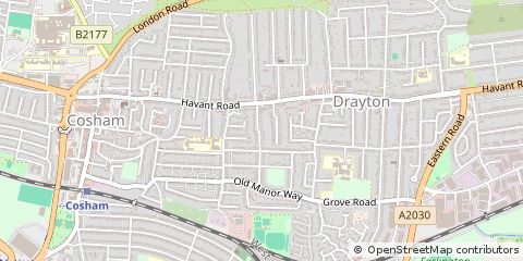Map of Portsmouth, Hampshire