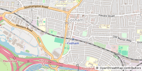 Map of Portsmouth, Hampshire