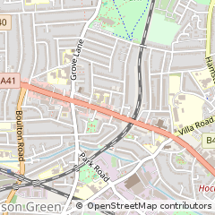 Map of Birmingham, West Midlands