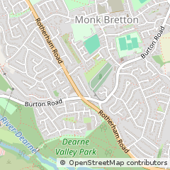 Map of Barnsley