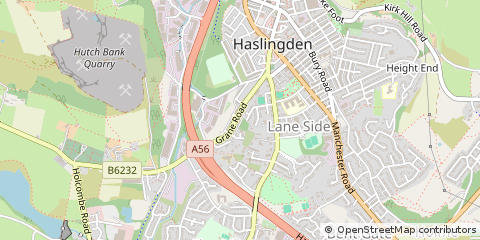 Map of Rossendale