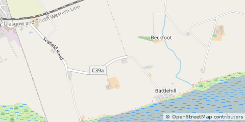 Map of Annan, Dumfriesshire