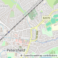 Map of Petersfield, Hampshire