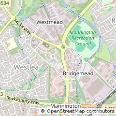 Map of Swindon, Wiltshire