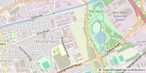 Map of Falkirk
