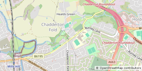 Map of Oldham