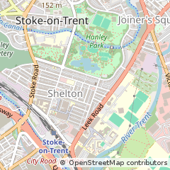 Map of Stoke-on-Trent, Staffordshire
