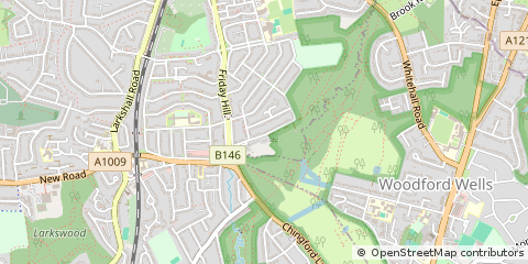 Map of Chingford, London