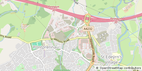 Map of Cardiff