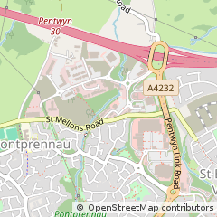 Map of Cardiff