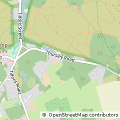 Map of Farnham, Surrey