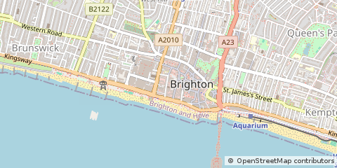 Map of Brighton, East Sussex