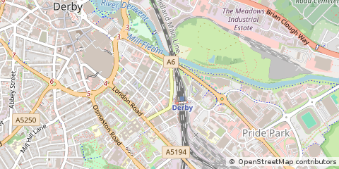 Map of Derby