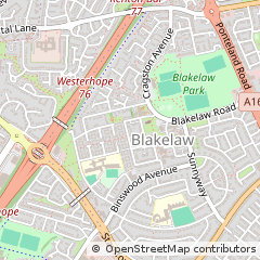 Map of Newcastle Upon Tyne, Tyne & Wear