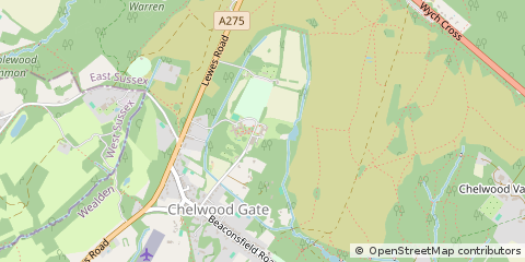 Map of Haywards Heath, West Sussex