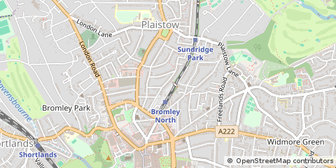 Map of Bromley