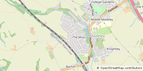 Map of Crewe