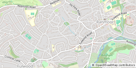 Map of Sheffield, S Yorks