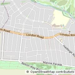 Map of Leigh-on-SEA, Essex