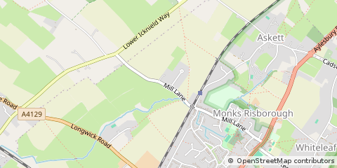 Map of Princes Risborough, Buckinghamshire