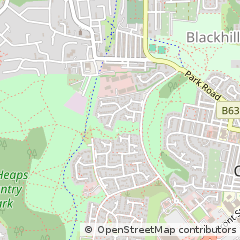 Map of Consett