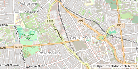 Map of Aberdeen