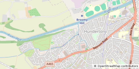 Map of Hereford