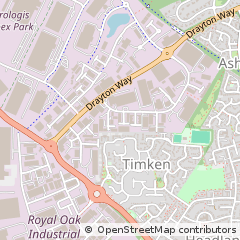 Map of Daventry, Northamptonshire