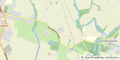 Map of Solihull, West Midlands