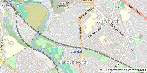 Map of Cardiff