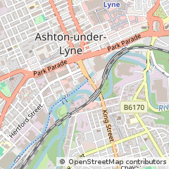 Map of Ashton-Under-Lyne