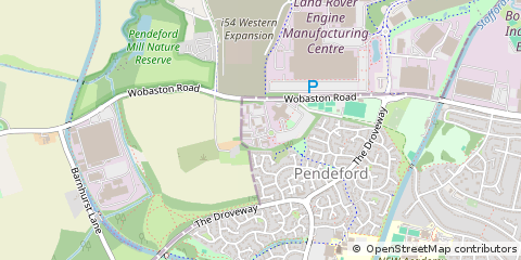 Map of Wolverhampton, West Midlands
