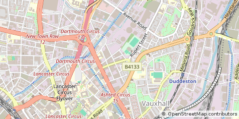 Map of Birmingham, West Midlands