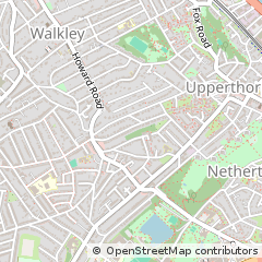 Map of Sheffield